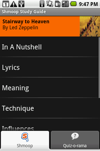 【免費書籍App】Stairway to Heaven: Shmoop-APP點子