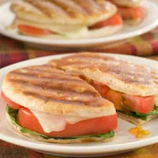 Tomato & Swiss Panini Rounds