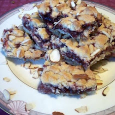 Raspberry Almond Jam Bars