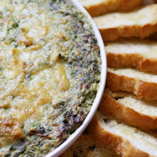 Boursin and Gruyère Spinach and Artichoke Gratin Dip