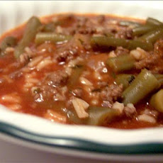 Healthy Hamburger and Green Bean Soup