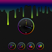 Aurorae Clock Widget