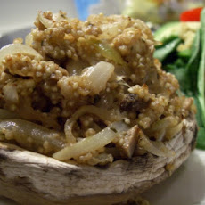 Risotto Stuffed Mushrooms