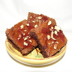 Raspberry Crunch Brownies