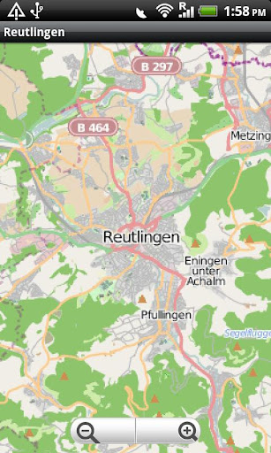 Reutlingen Street Map