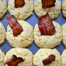 Corn Muffins with Candied Bacon