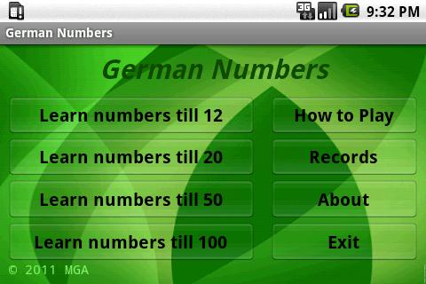 Learn German Numbers Free