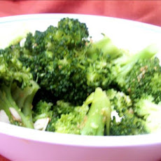 Broccoli With Lemon Garlic Almond Butter