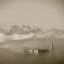 Alcatraz Fog by Jeff Steiner - Landscapes Travel ( san francisco bay, fog, light house, alcatraz prison, alcatraz island )