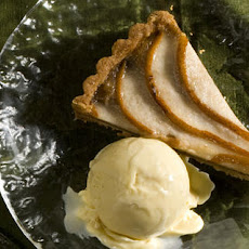 Brandied Pear-Walnut Tart Recipe