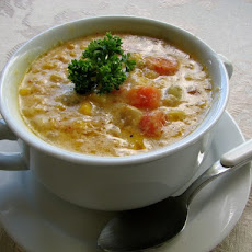 Low-Fat Creamy Corn Chowder