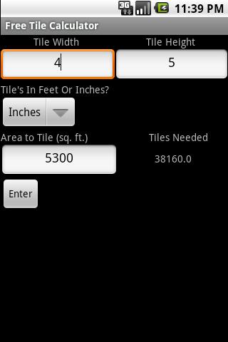Free Tile Calculator