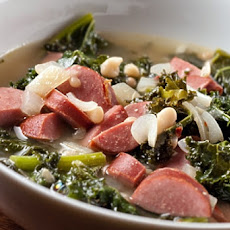 White Bean, Sausage, and Kale Soup