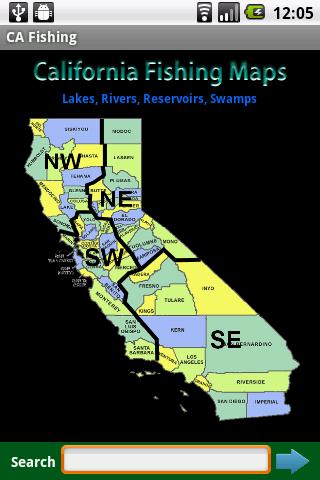 California Fishing Maps - 17K