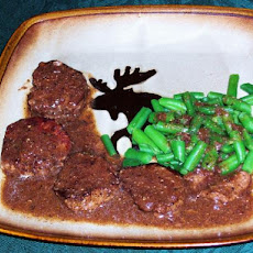 Venison Steaks W/ Creamy Pepper & Brandy Sauce