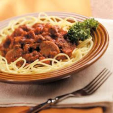 Three-Meat Spaghetti Sauce