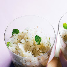 Mint-Grapefruit Granita