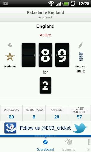 ecb-cricket for android screenshot