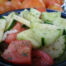 Refreshing Cucumber and Tomato Salad