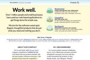 37 Signals' home page