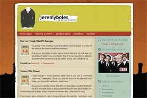 Jeremy Boles' blog