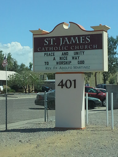 St. James welcome Sign