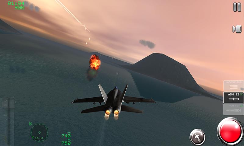 Android application Air Navy Fighters Xperia TM screenshort