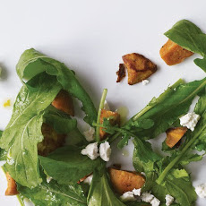 Arugula Salad with Sweet Potatoes and Feta