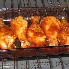 Super Easy Barbecue Chicken Drumsticks & Thighs