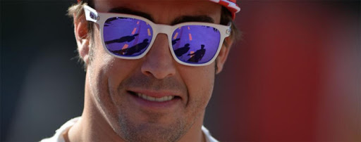Gafas Fernando Alonso garage rock blancas