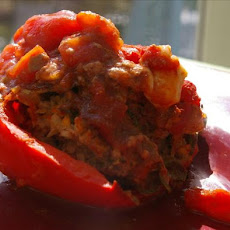 Greek-Style Stuffed Bell Peppers (Light)