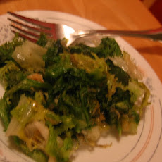 Escarole and Garlic Saute