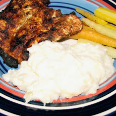 Creamy Cheesy Garlicky Mashed Potatoes