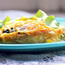 Cheesy Zucchini & Pepper Casserole