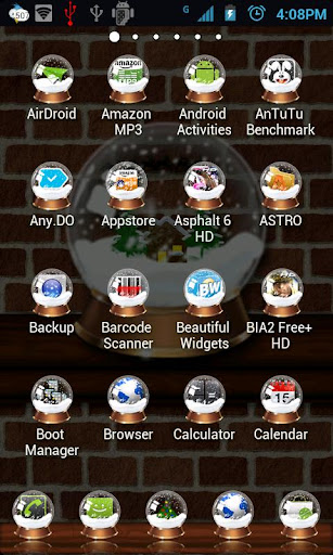 【免費個人化App】ADWTheme Snow Globes-APP點子