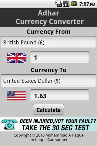 Adhar Currency Converter