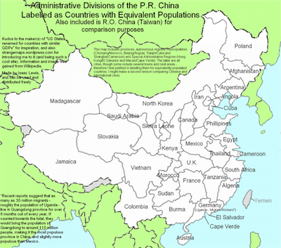 population map of china. map of china provinces.