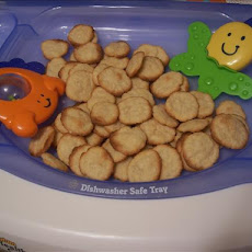 Homemade teething crackers