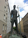 Fiaker Platz Strange Statue