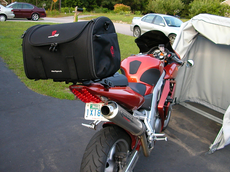 SV650s > SV650ST (a.k.a. my luggage rack install...)