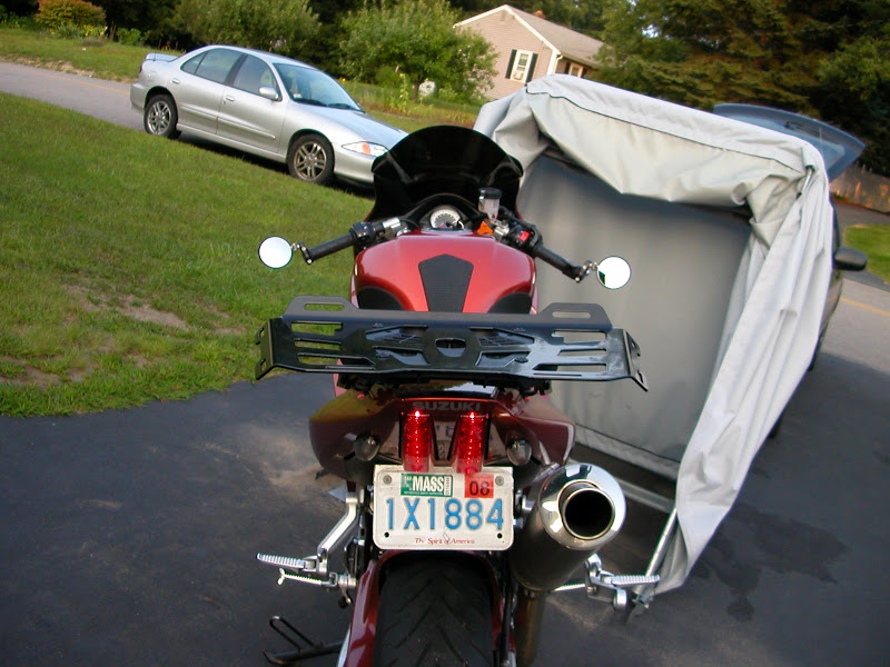SV650s > SV650ST (a.k.a. my luggage rack install...)