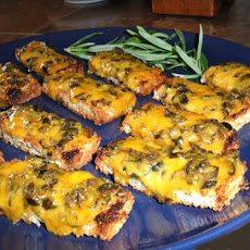 Olive & Cheddar Canapes