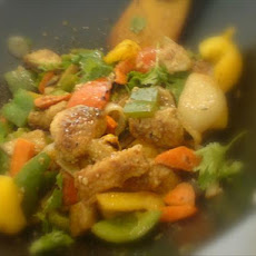 Tempura Fish Stir-Fry With Assorted Peppers
