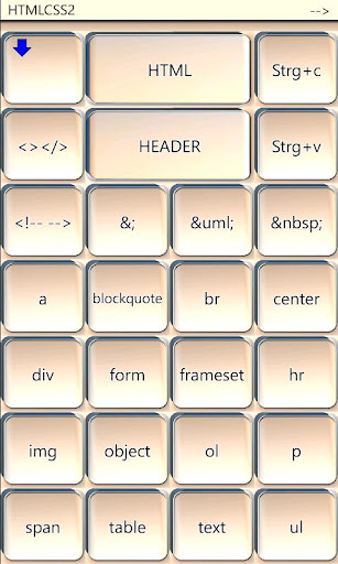 WebDesigner Keypad