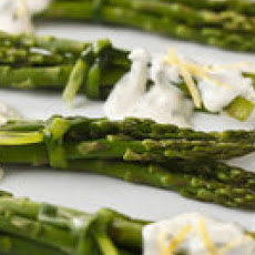 Creamy Citrus-Chive Asparagus