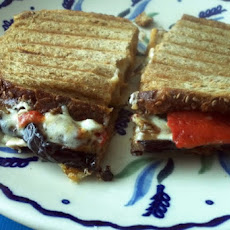 Three Cheese and Vegetable Grilled Panini