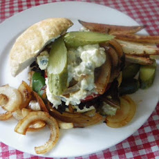 Ground Peppercorn Burger