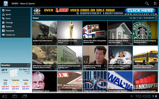 WKBW Eyewitness News Tablet