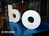 Rótulos Con Letras Individuales En Bloque