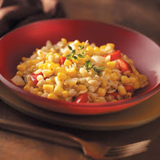 Corn & Pepper Orzo Recipe